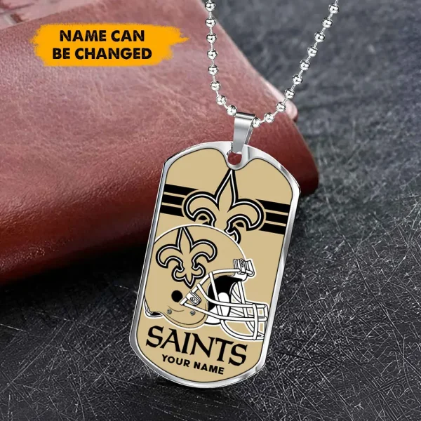 New Orleans Saints New Dog Tag Necklace SPTDOGTNL023 - Image 3