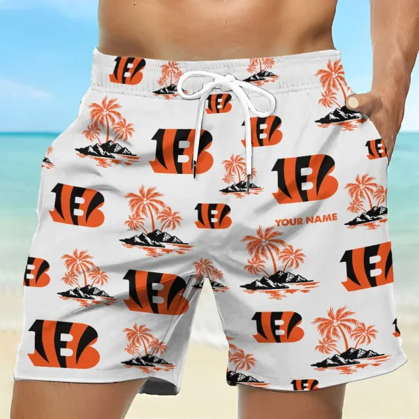 Cincinnati Bengals Summer Pattern Men Short Pants - Image 2