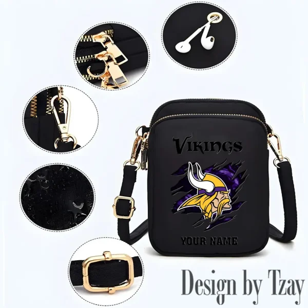 Minnesota Vikings Women's Small Handbags Trending 2025 S9CBB171 - Image 3
