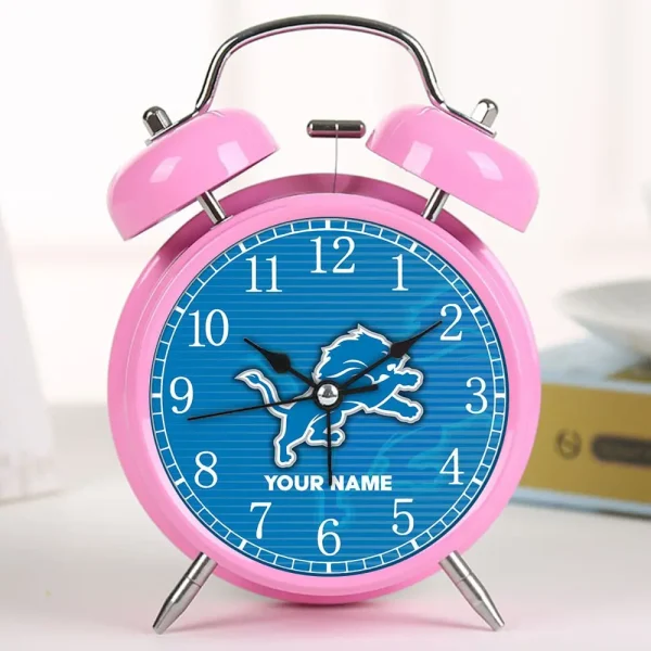 Detroit Lions Color Alarm Clock Custom - Image 4