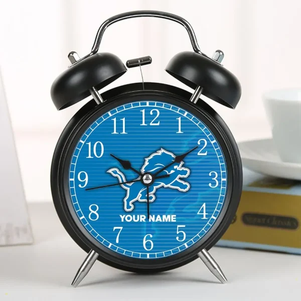 Detroit Lions Color Alarm Clock Custom - Image 5