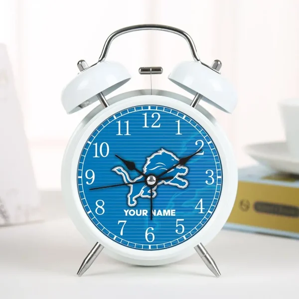 Detroit Lions Color Alarm Clock Custom - Image 6