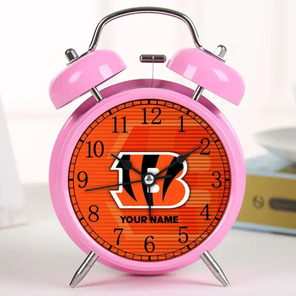 Cincinnati Bengals Color Alarm Clock Custom