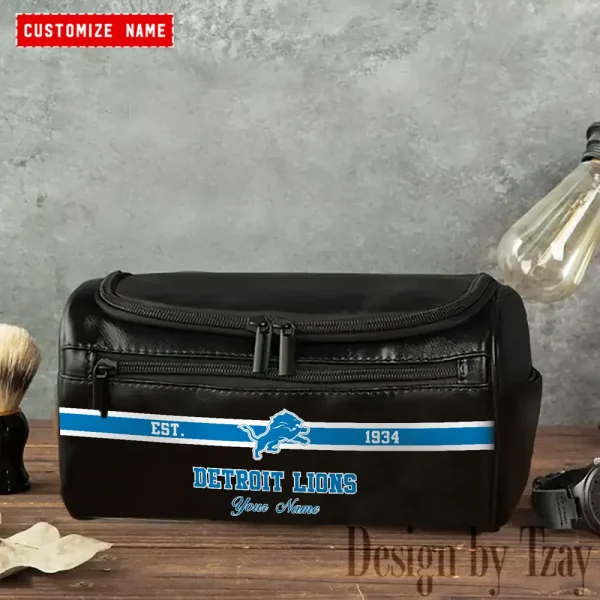 Detroit Lions Multi Pockets Travel Bag Trending 2025 SPTLCB011 - Image 2