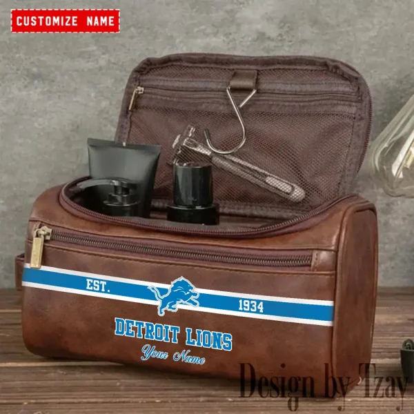 Detroit Lions Multi Pockets Travel Bag Trending 2025 SPTLCB011 - Image 3