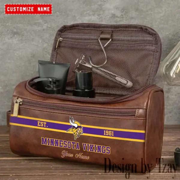Minnesota Vikings Multi Pockets Travel Bag Trending 2025 SPTLCB021 - Image 3