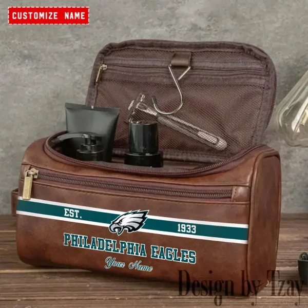 Philadelphia Eagles Multi Pockets Travel Bag Trending 2025 SPTLCB026 - Image 3