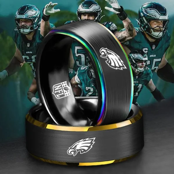 Philadelphia Eagles New Stainless Steel Rings Perfect Gift For Fan