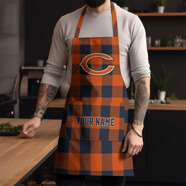 Chicago Bears New Personalized BBQ Apron SPTBBQAPRON006 - Image 2