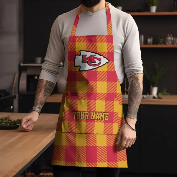 Kansas City Chiefs New Personalized BBQ Apron SPTBBQAPRON016 - Image 2