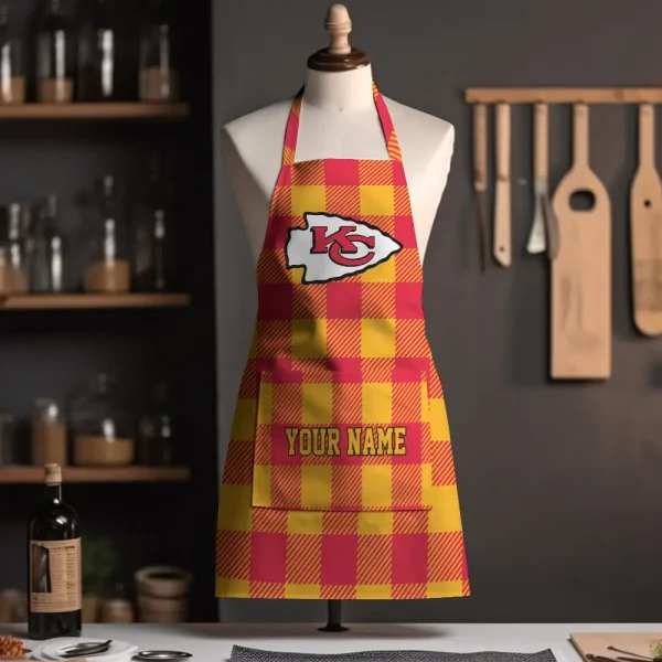 Kansas City Chiefs New Personalized BBQ Apron SPTBBQAPRON016