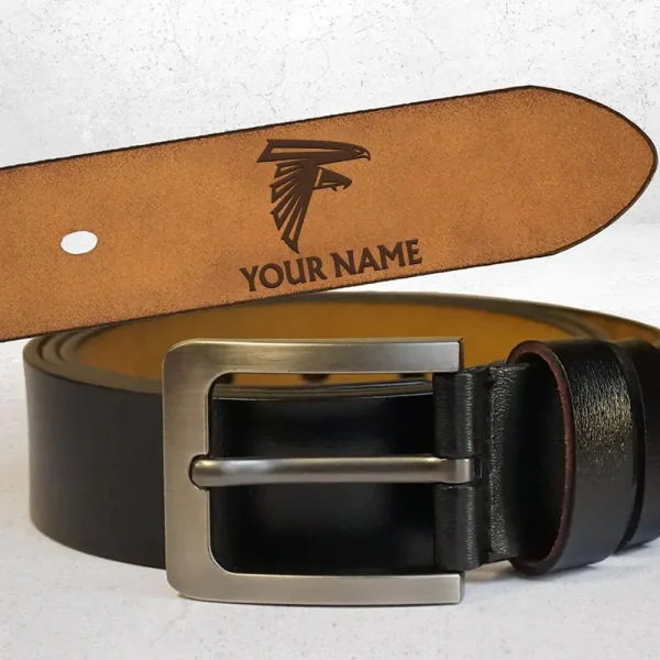 Atlanta Falcons Engraved Leather Belt SPTELBELT002