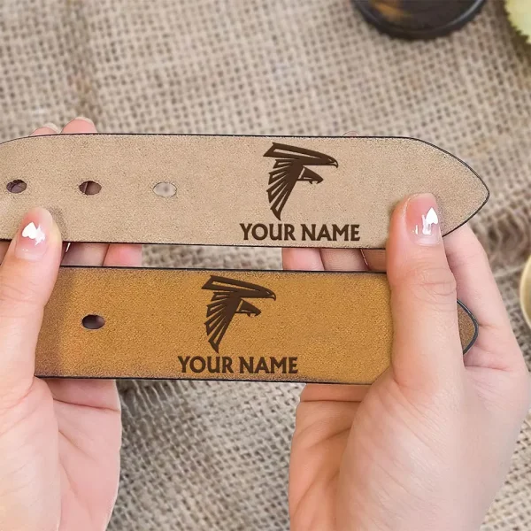 Atlanta Falcons Engraved Leather Belt SPTELBELT002 - Image 2