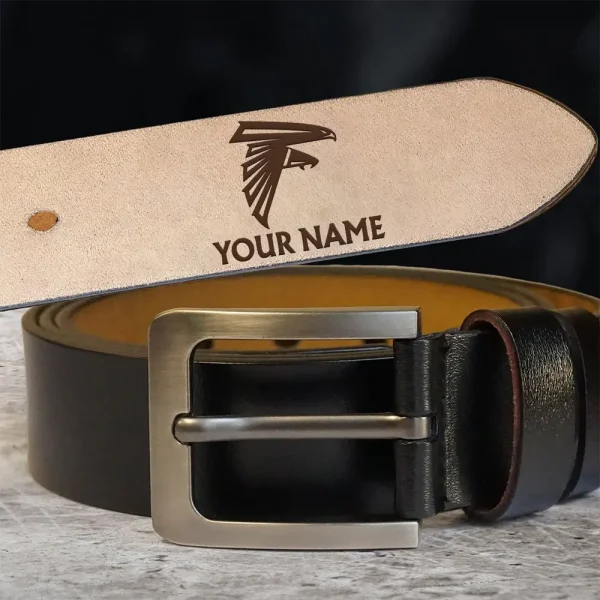 Atlanta Falcons Engraved Leather Belt SPTELBELT002 - Image 3