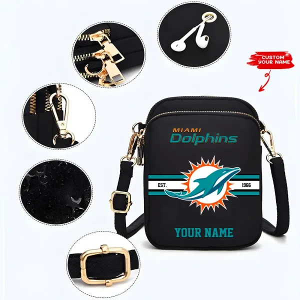 Miami Dolphins Women's Small Handbags Trending 2025 S9CBB238 - Image 3