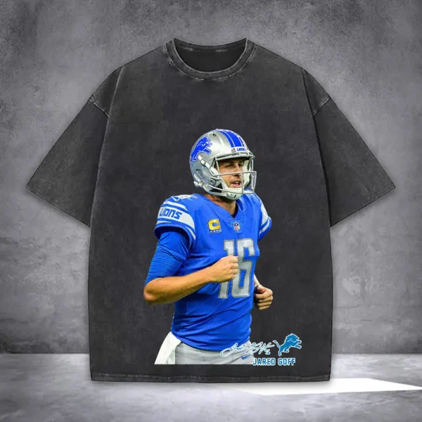 Detroit Lions Famous Player Washed Tee Shirt SPTVINATGETSHIRT012