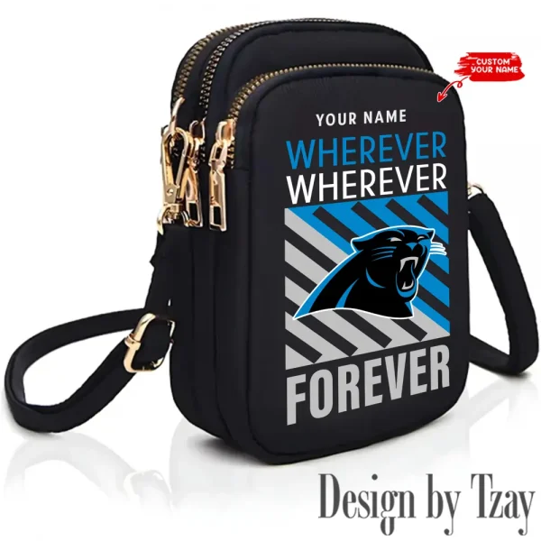 Carolina Panthers NFL Women's Small Handbags Trending 2025 S9CBB251 - Image 3
