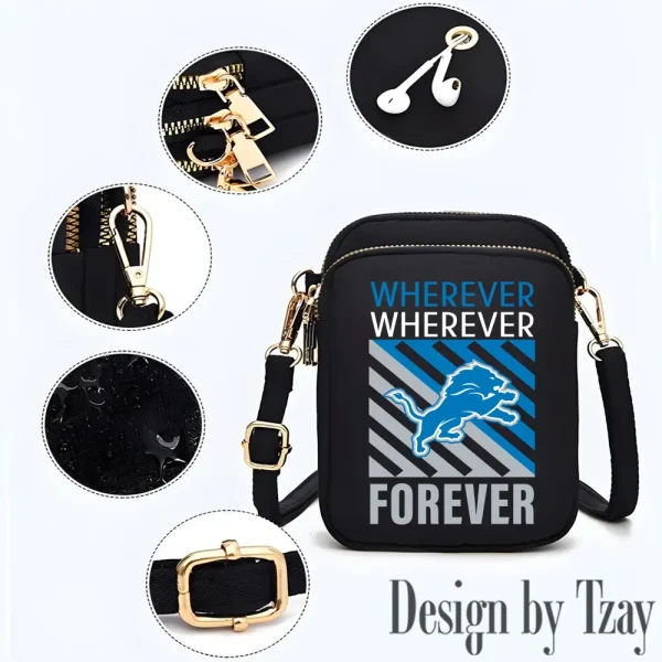Detroit Lions NFL Women's Small Handbags Trending 2025 S9CBB256 - Image 2