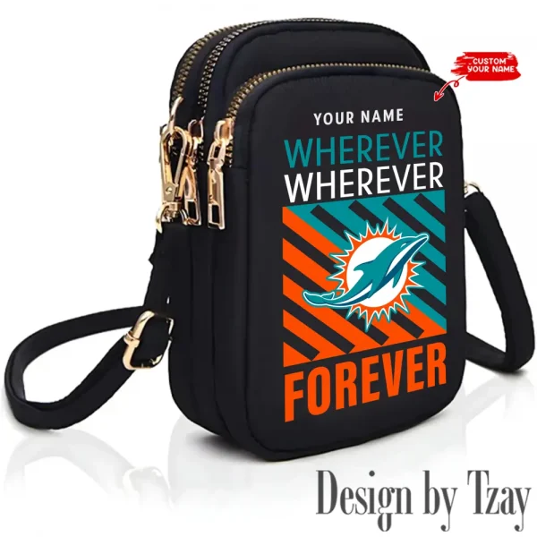 Miami Dolphins NFL Women's Small Handbags Trending 2025 S9CBB269 - Image 2