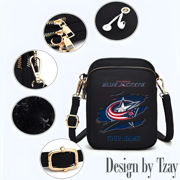 Columbus Blue Jackets NHL Women's Small Handbags Trending 2025 S9CBB286 - Image 3