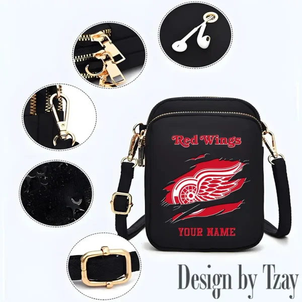 Detroit Red Wings NHL Women's Small Handbags Trending 2025 S9CBB288 - Image 3