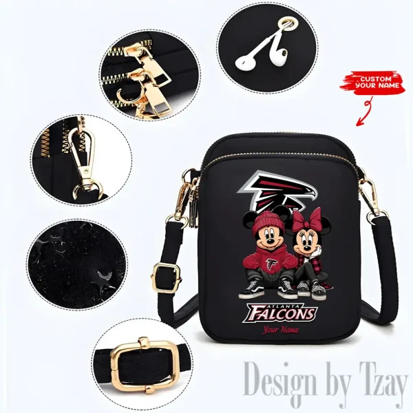 Atlanta Falcons New Style 2025 Ladies Crossbody Bag With Adjustable Strap S9CBB312 - Image 2