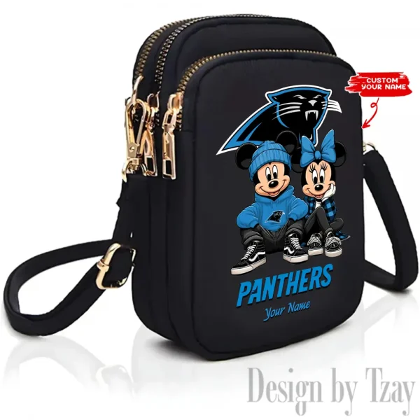 Carolina Panthers New Style 2025 Ladies Crossbody Bag With Adjustable Strap S9CBB315