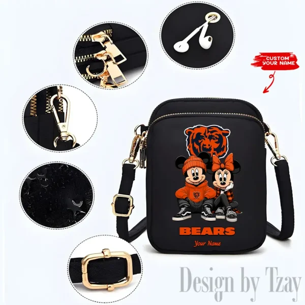 Chicago Bears New Style 2025 Ladies Crossbody Bag With Adjustable Strap S9CBB316 - Image 3