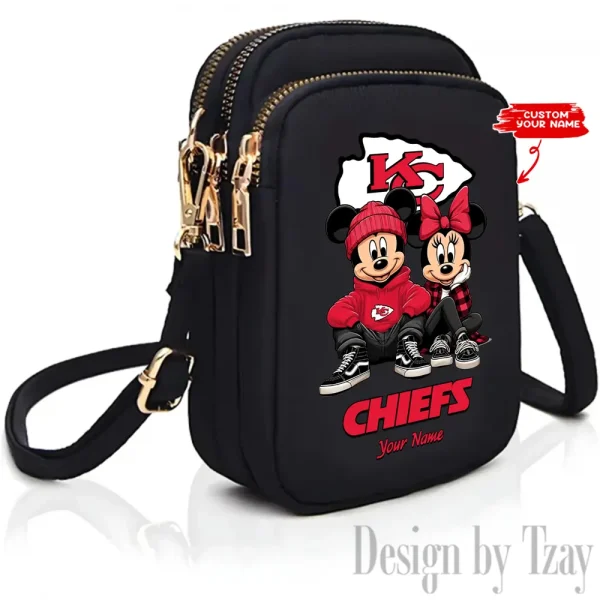 Kansas City Chiefs New Style 2025 Ladies Crossbody Bag With Adjustable Strap S9CBB326