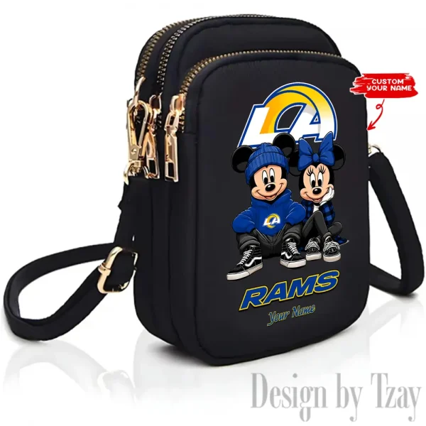 Los Angeles Rams New Style 2025 Ladies Crossbody Bag With Adjustable Strap S9CBB329