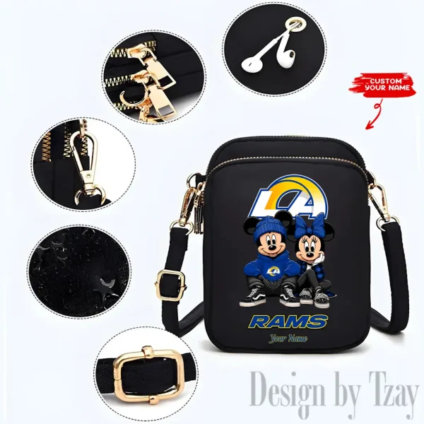 Los Angeles Rams New Style 2025 Ladies Crossbody Bag With Adjustable Strap S9CBB329 - Image 2
