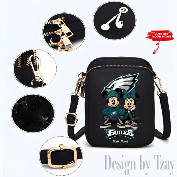 Philadelphia Eagles New Style 2025 Ladies Crossbody Bag With Adjustable Strap S9CBB336 - Image 2