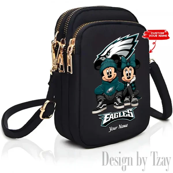 Philadelphia Eagles New Style 2025 Ladies Crossbody Bag With Adjustable Strap S9CBB336