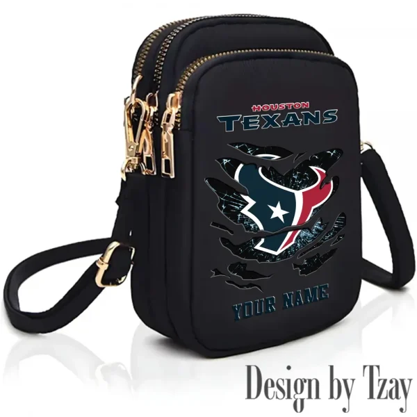 Houston Texans New Style 2025 Ladies Crossbody Bag With Adjustable Strap S9CBB355