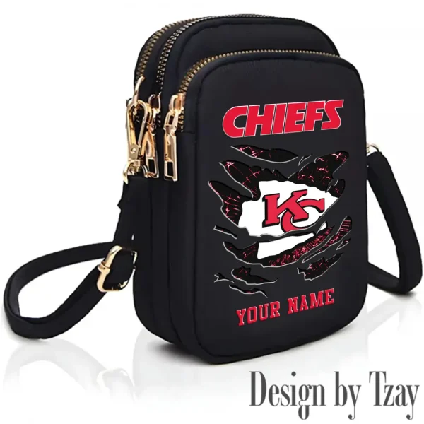 Kansas City Chiefs New Style 2025 Ladies Crossbody Bag With Adjustable Strap S9CBB358