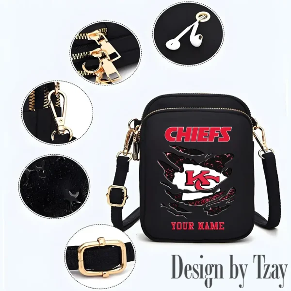 Kansas City Chiefs New Style 2025 Ladies Crossbody Bag With Adjustable Strap S9CBB358 - Image 3