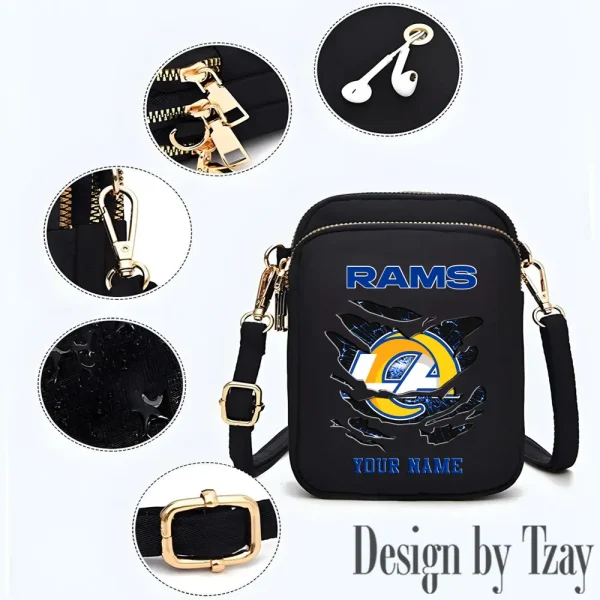 Los Angeles Rams New Style 2025 Ladies Crossbody Bag With Adjustable Strap S9CBB361 - Image 2