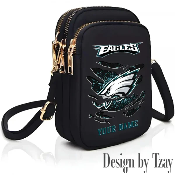 Philadelphia Eagles New Style 2025 Ladies Crossbody Bag With Adjustable Strap S9CBB368