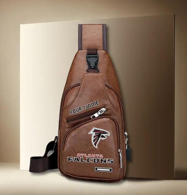 Atlanta Falcons Leather Sling Bag SPTLTSLINGBAG002 - Image 3