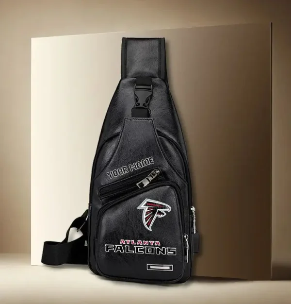 Atlanta Falcons Leather Sling Bag SPTLTSLINGBAG002 - Image 2