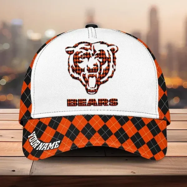 Chicago Bears Hat Over Full Print