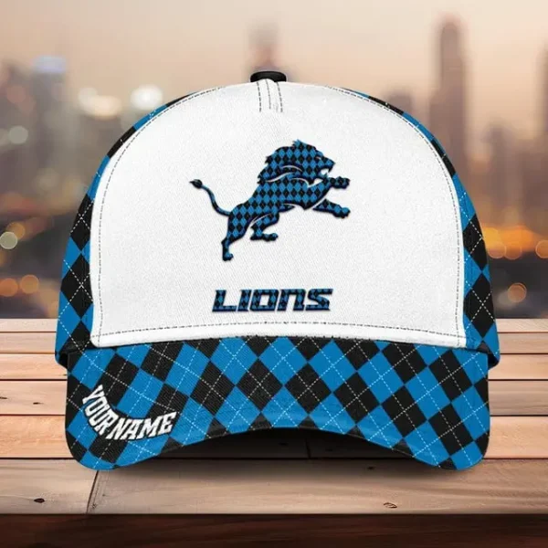 Detroit Lions Hat Over Full Print