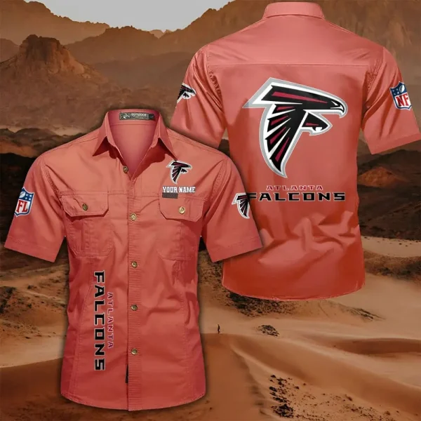 Atlanta Falcons Military Cargo Cotton Shirts