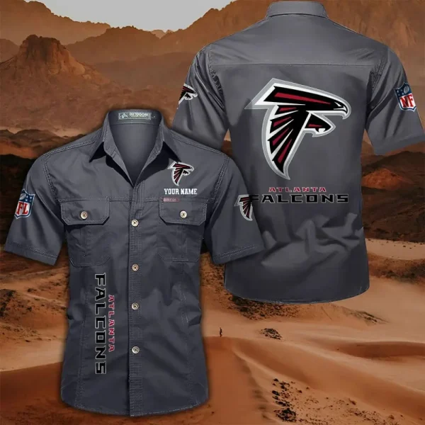 Atlanta Falcons Military Cargo Cotton Shirts - Image 6