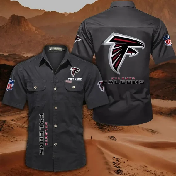 Atlanta Falcons Military Cargo Cotton Shirts - Image 10