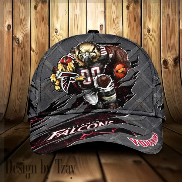 Atlanta Falcons Hat Cap Youth Strap Back New Design 2025 AZCCAP663 - Image 2