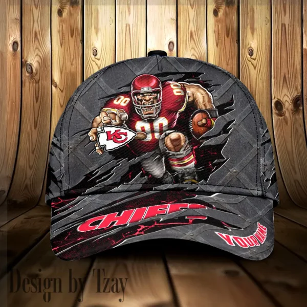 Kansas City Chiefs Hat Cap Youth Strap Back New Design 2025 AZCCAP668