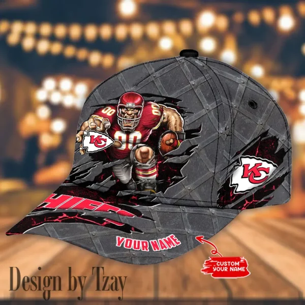 Kansas City Chiefs Hat Cap Youth Strap Back New Design 2025 AZCCAP668 - Image 2