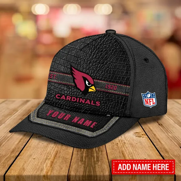 Arizona Cardinals Leather Baseball Cap Trending 2025 SPTLBC001