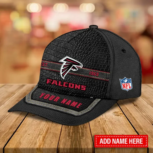 Atlanta Falcons Leather Baseball Cap Trending 2025 SPTLBC002